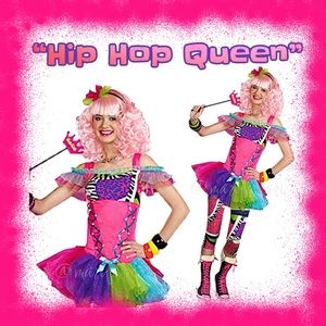 Dreamgirl Juniors Hip Hop Queen Costume